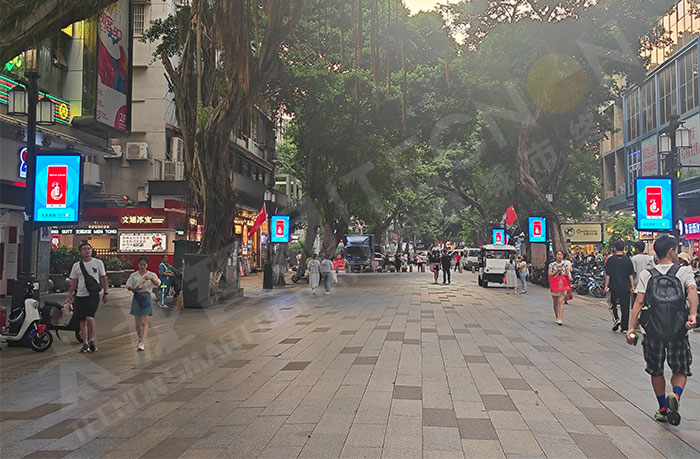 pole led screen