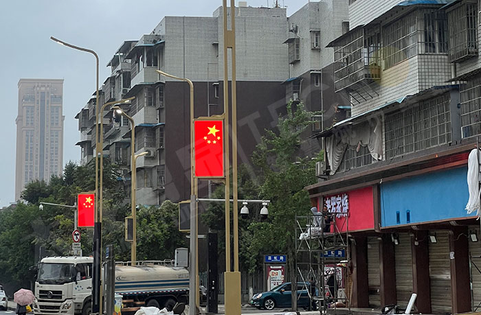智慧灯杆屏车路协同应用 智慧灯杆屏车路协同应用